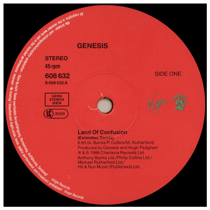 GENESIS - LAND OF CONFUSION / 12