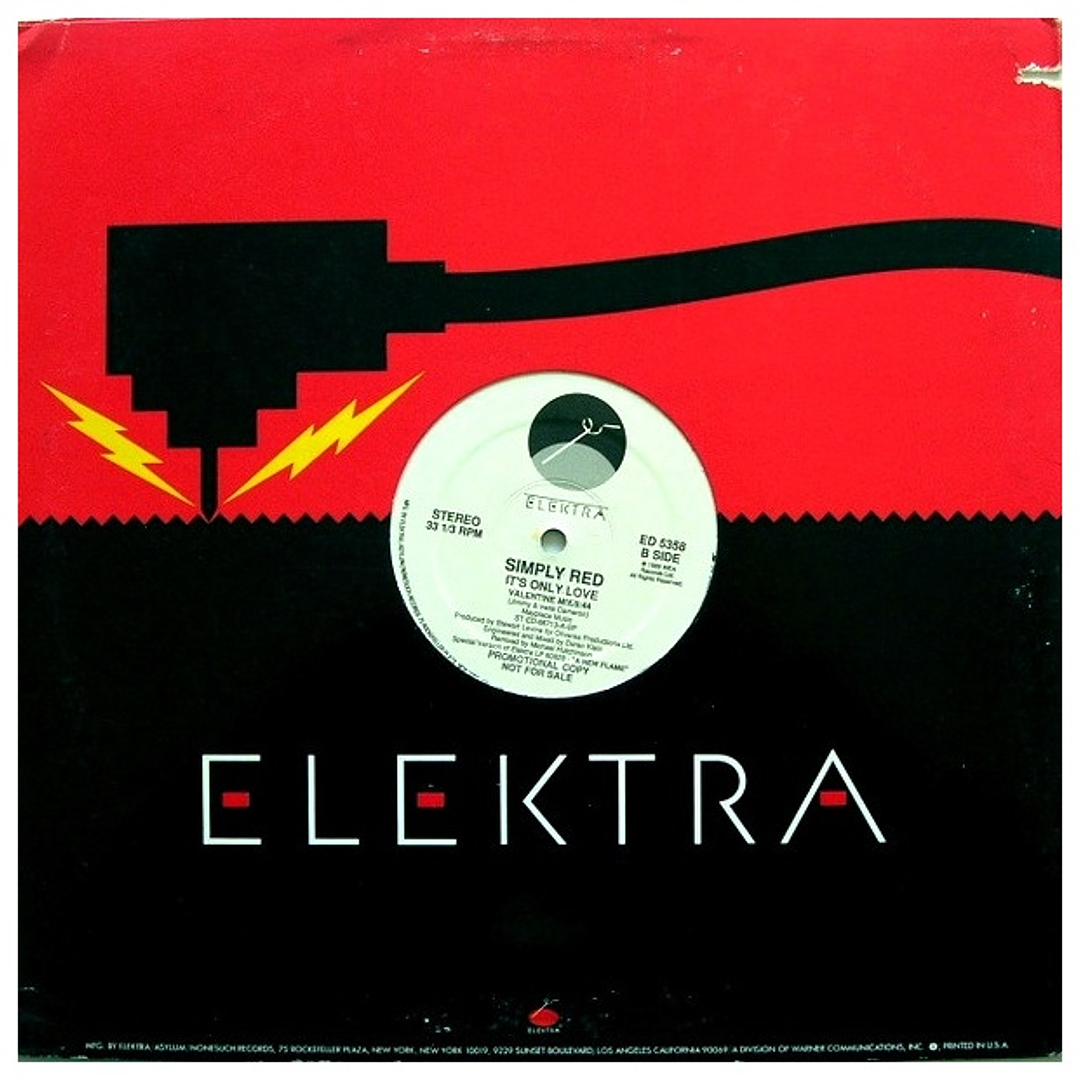 SIMPLY RED - IT'S ONLY LOVE (VALENTINE MIX) / 12