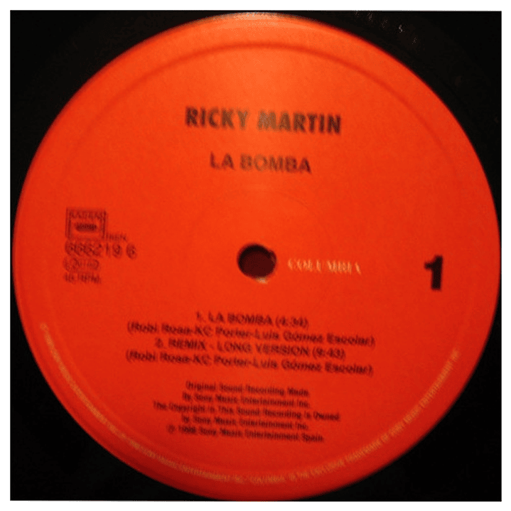 RICKY MARTIN - LA BOMBA / 12