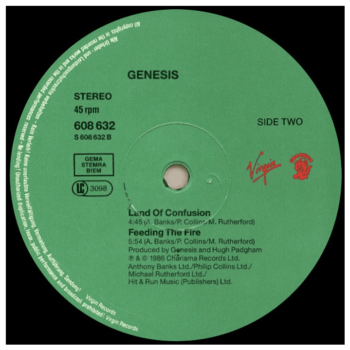 GENESIS - LAND OF CONFUSION / 12