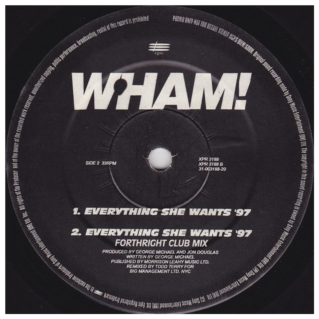 WHAM! - EVERYTHING SHE WANTS '97 / 12