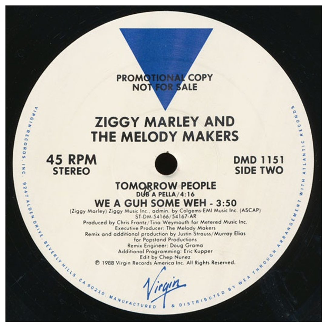 ZIGGY MARLEY AND THE MELODY MAKERS - TOMORROW PEOPLE / 12