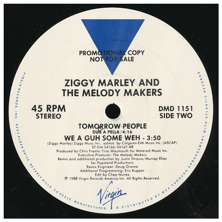 ZIGGY MARLEY AND THE MELODY MAKERS - TOMORROW PEOPLE / 12