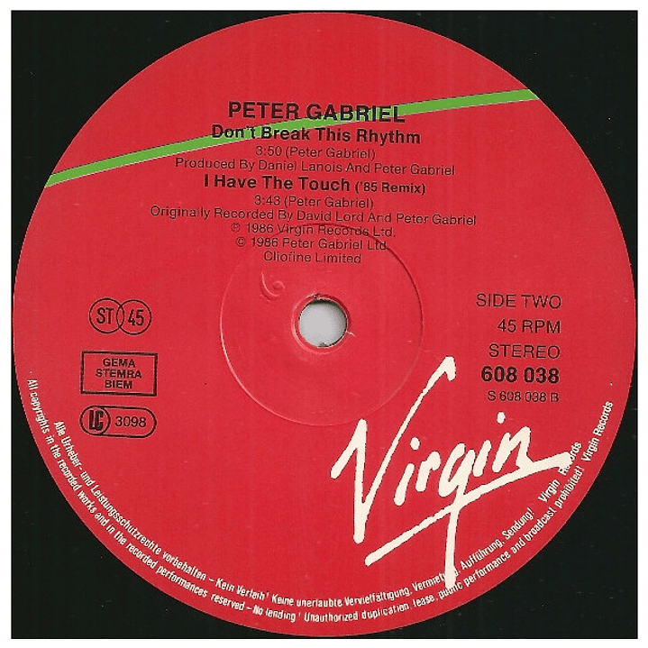 PETER GABRIEL - SLEDGEHAMMER / 12