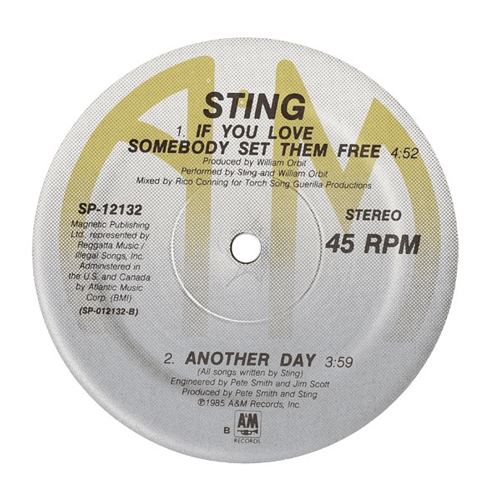 STING - IF YOU LOVE SOMEBODY SET THEM FREE / 12
