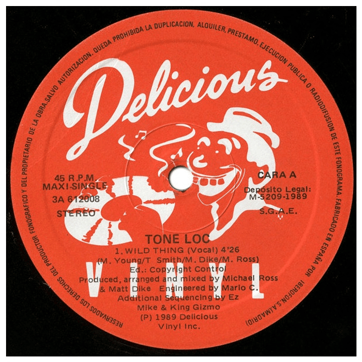 TONE LOC - WILD THING / 12