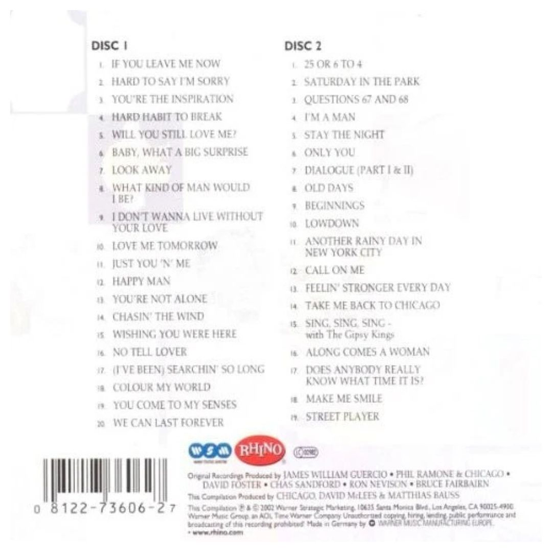 CHICAGO - THE CHICAGO STORY: COMPLETE GREATEST HITS (2CD) / CD 2