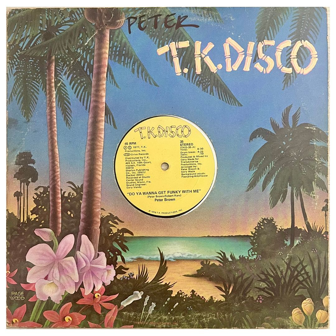 PETER BROWN - DO YA WANNA GET FUNKY WITH ME / 12