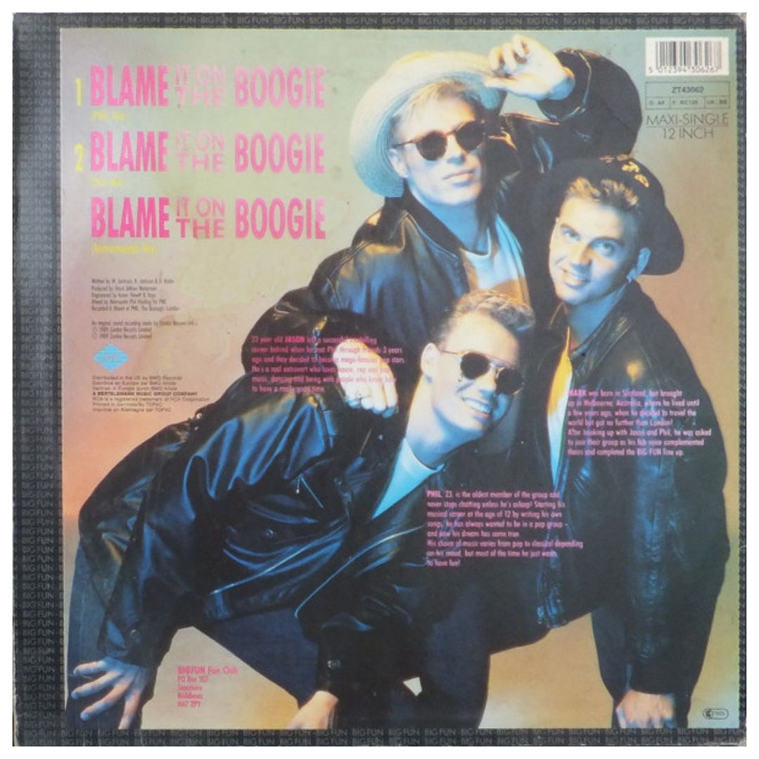 BIG FUN - BLAME IT ON THE BOOGIE / 12