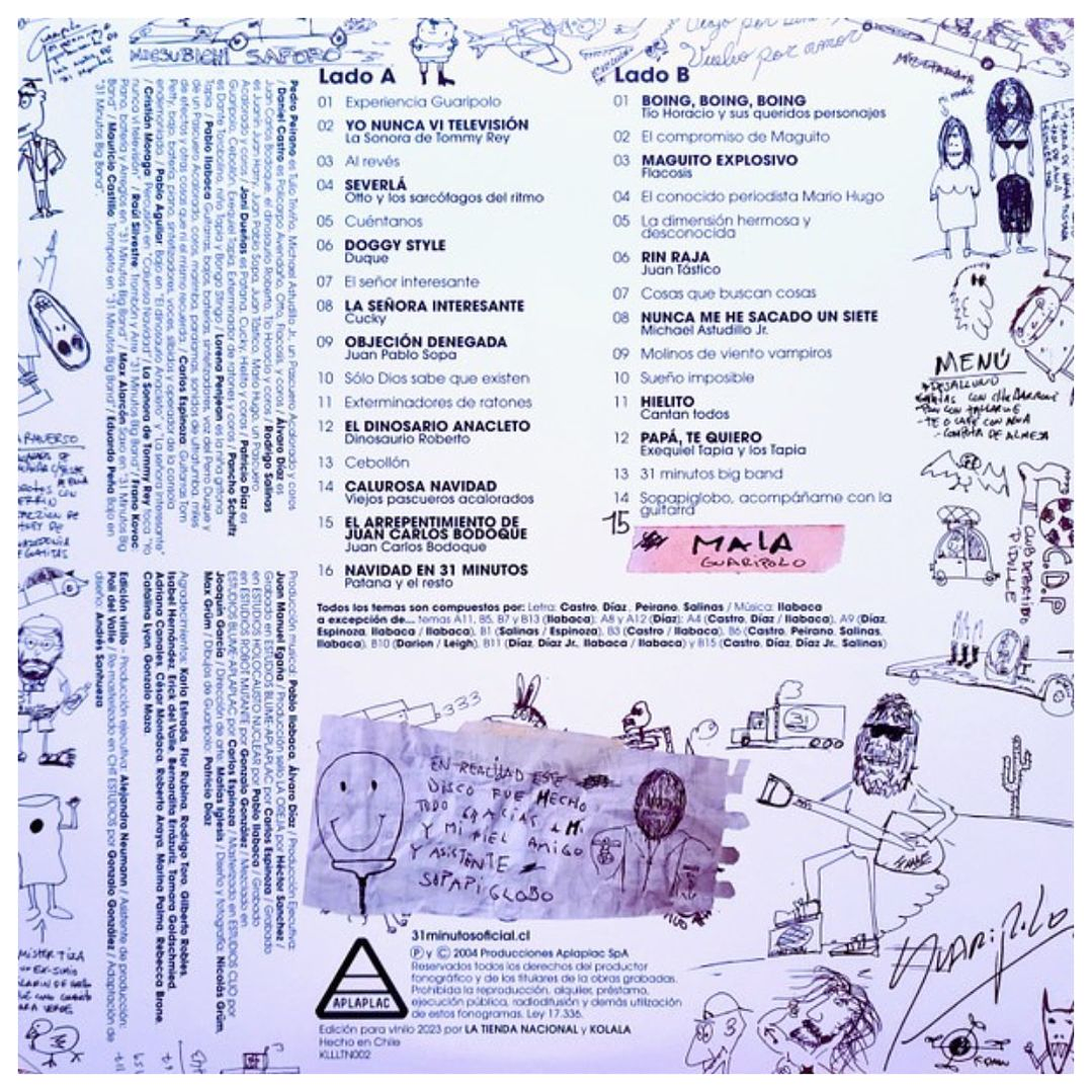 31 MINUTOS -	 31 CANCIONES DE AMOR... / VINILO 2