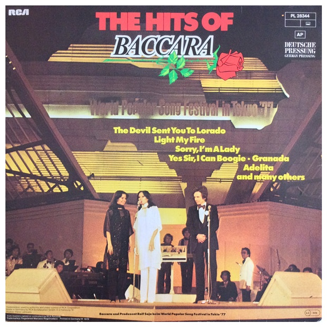 BACCARA - THE HITS OF BACCARA (GATEFOLD) / VINILO USADO 2