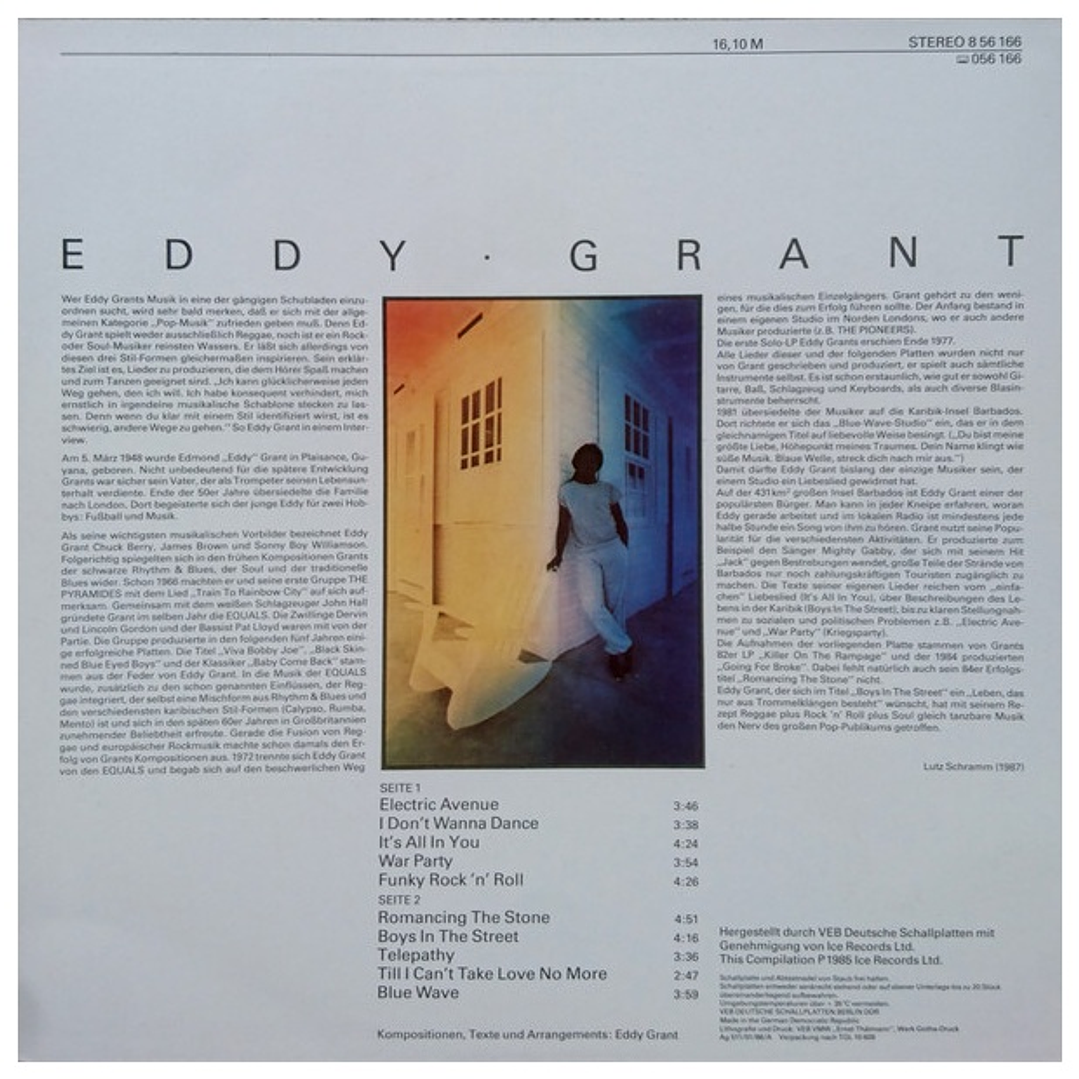 EDDY GRANT - GREATEST HITS (AMIGA) / VINILO USADO 2