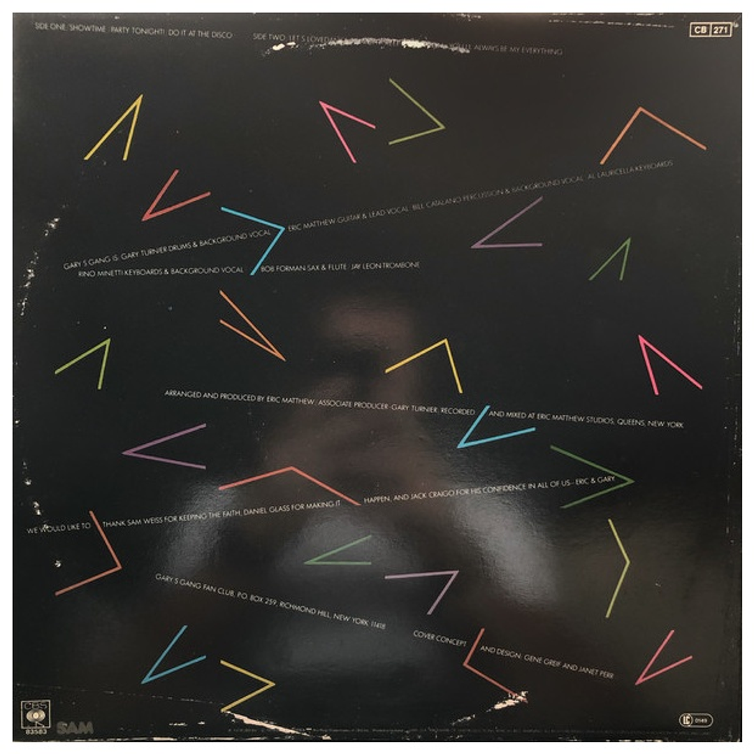 GARY'S GANG - KEEP ON DANCING (ALBUM) / VINILO USADO 2