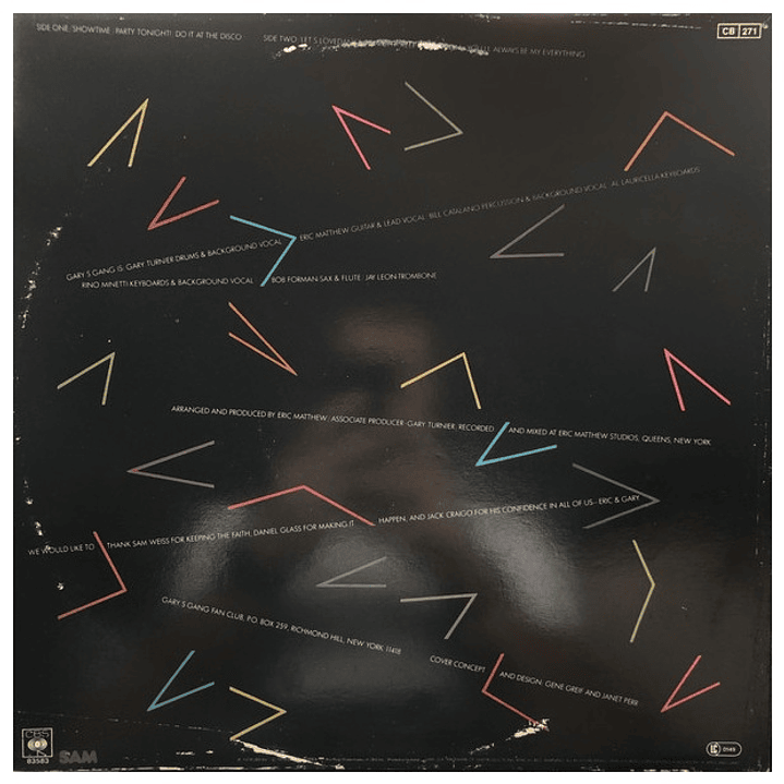 GARY'S GANG - KEEP ON DANCING (ALBUM) / VINILO USADO 2