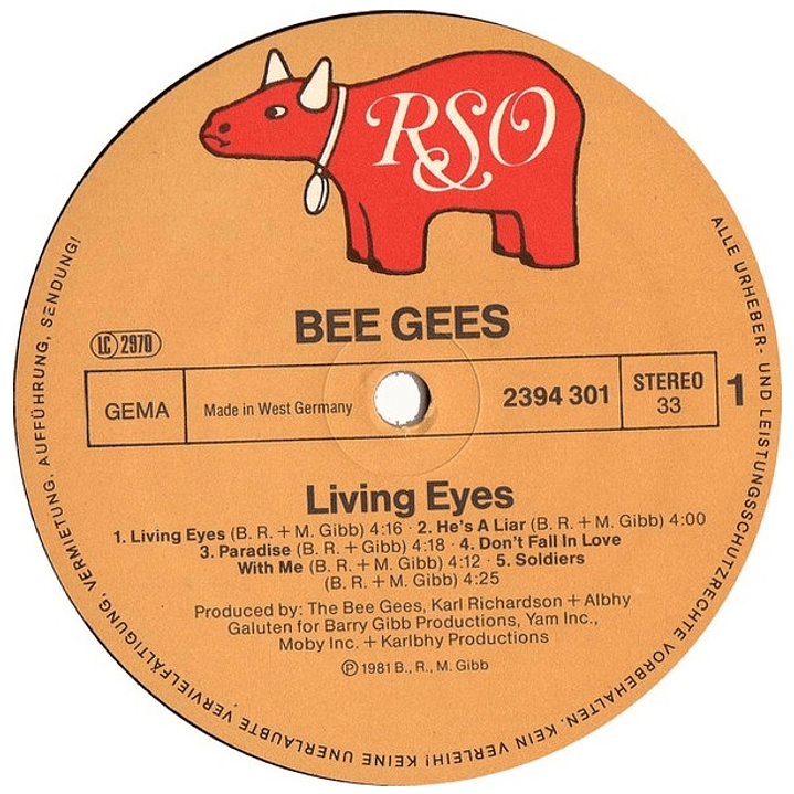 BEE GEES - LIVING EYES (GATEFOLD) / VINILO USADO 4