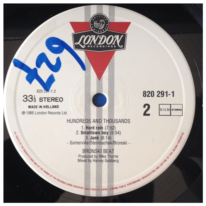 BRONSKI BEAT - HUNDRED & THOUSANDS / VINILO USADO 4