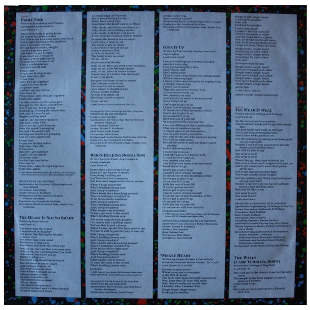 DEBARGE - RHYTHM OF THE NIGHT / VINILO USADO 3