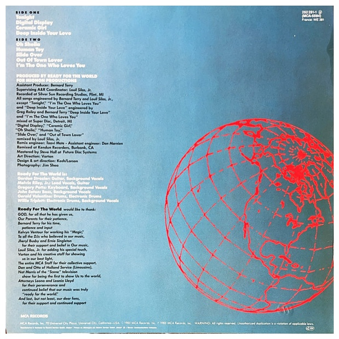 READY FOR THE WORLD - RFTW / VINILO USADO 2