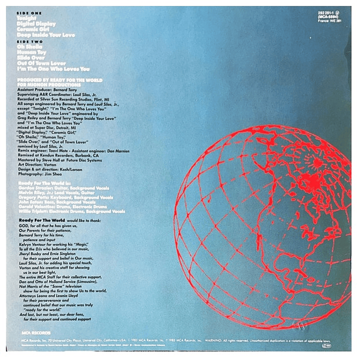 READY FOR THE WORLD - RFTW / VINILO USADO 2