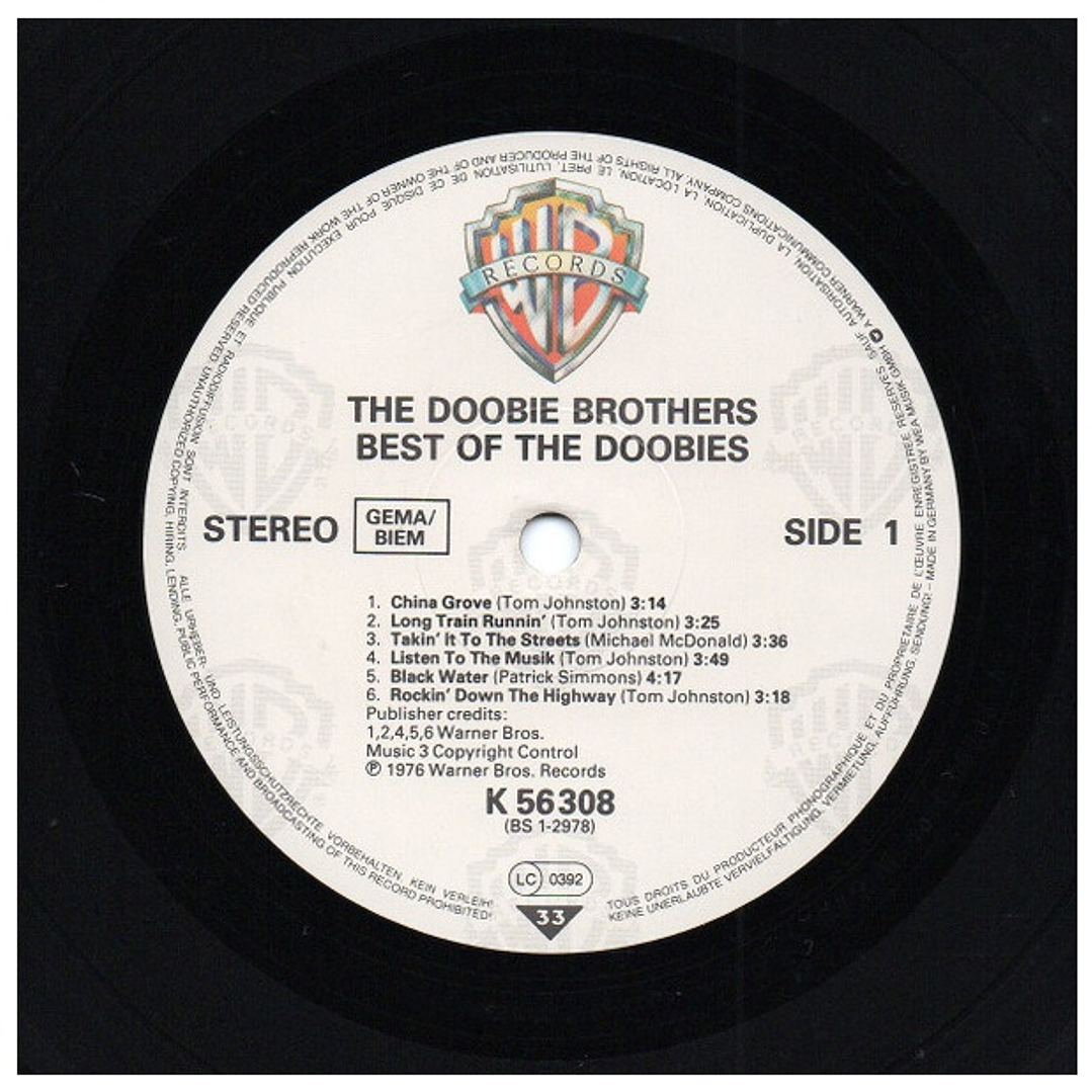 THE DOOBIE BROTHERS - BEST OF / VINILO USADO 3