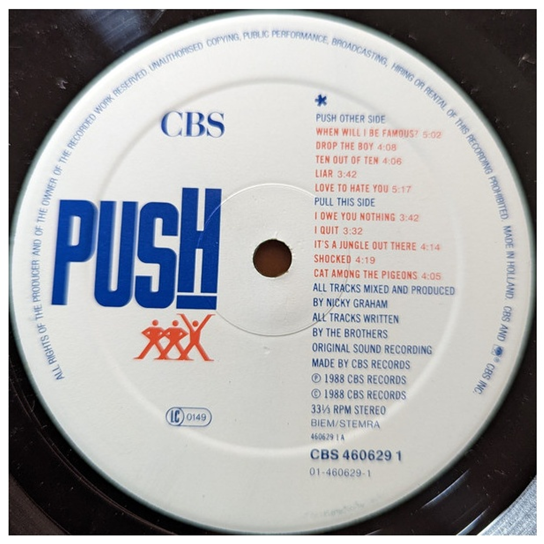 BROS - PUSH / VINILO USADO 6