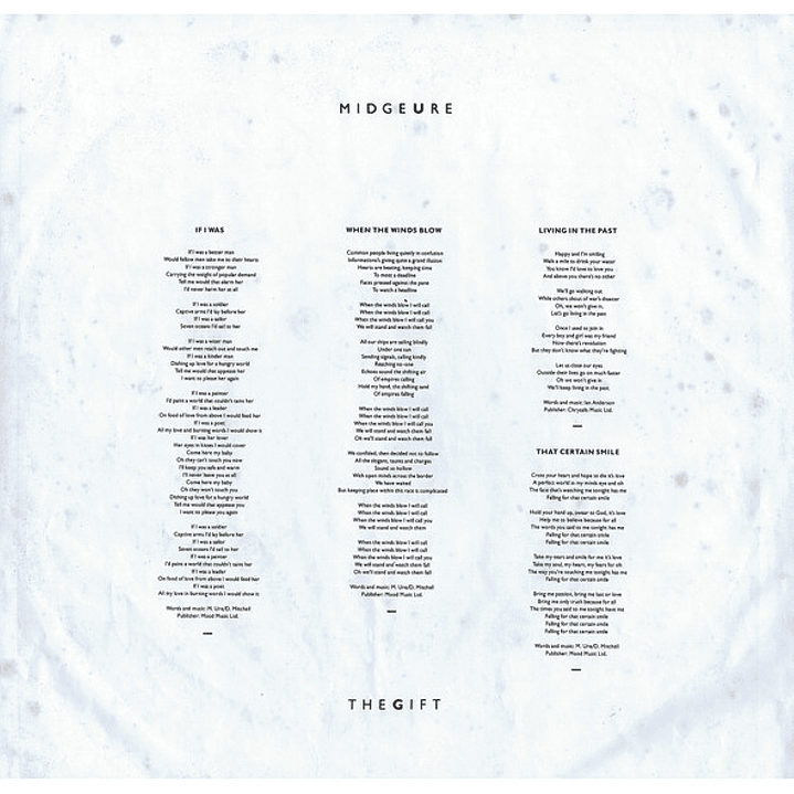 MIDGE URE - THE GIFT (INCLUYE POSTER) / VINILO USADO 5