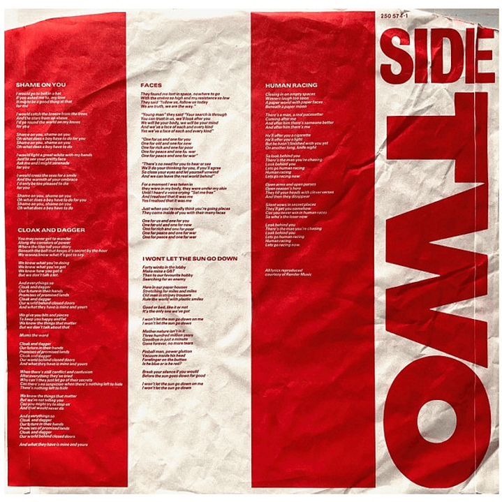 NIK KERSHAW - HUMAN RACING / VINILO USADO 6