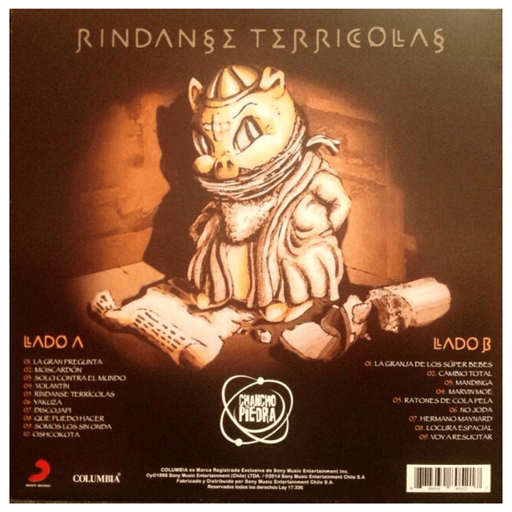 CHANCHO EN PIEDRA - RINDANSE TERRICOLAS / VINILO 2