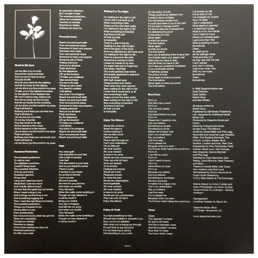 DEPECHE MODE - VIOLATOR (ED. 2016 GATEFOLD) / VINILO 5