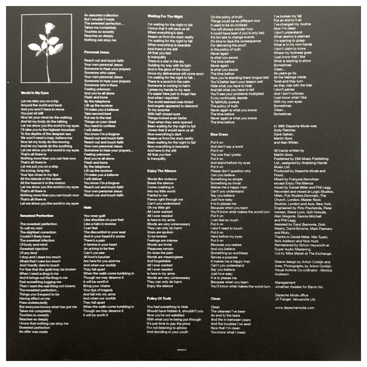 DEPECHE MODE - VIOLATOR (ED. 2016 GATEFOLD) / VINILO 5