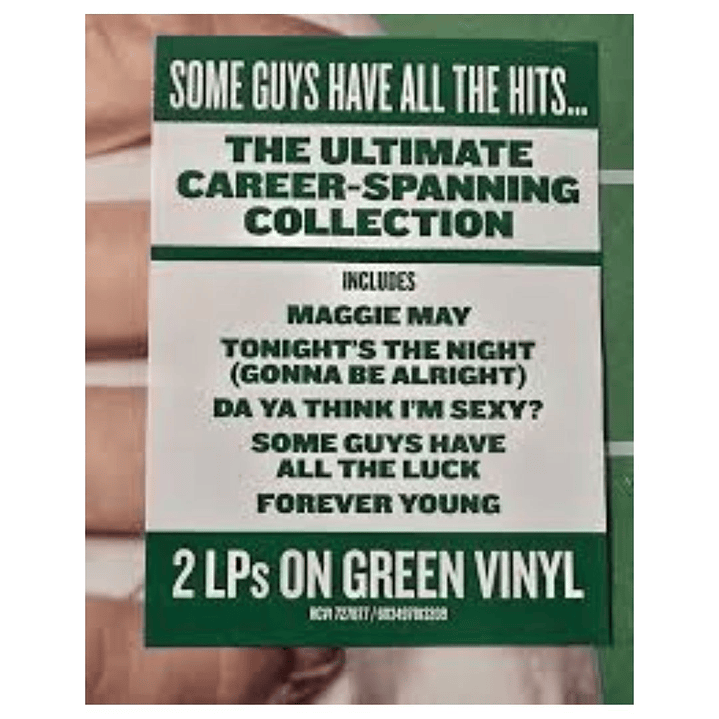 ROD STEWART - ULTIMATE HITS (GREEN VINYL) (2LP) / VINILO 4