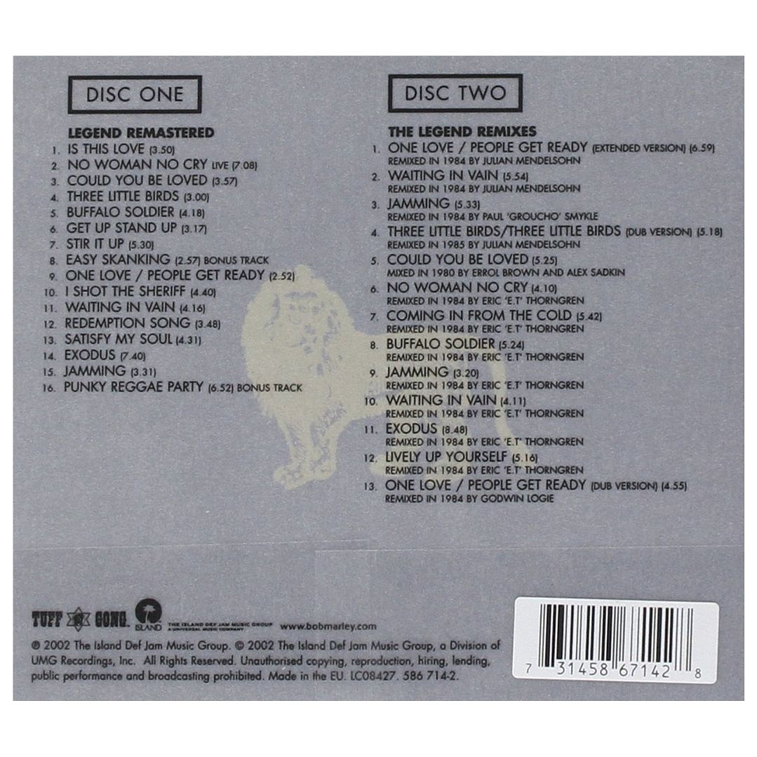 BOB MARLEY & THE WAILERS - LEGEND (DELUXE EDITION) (2CD) / CD 2