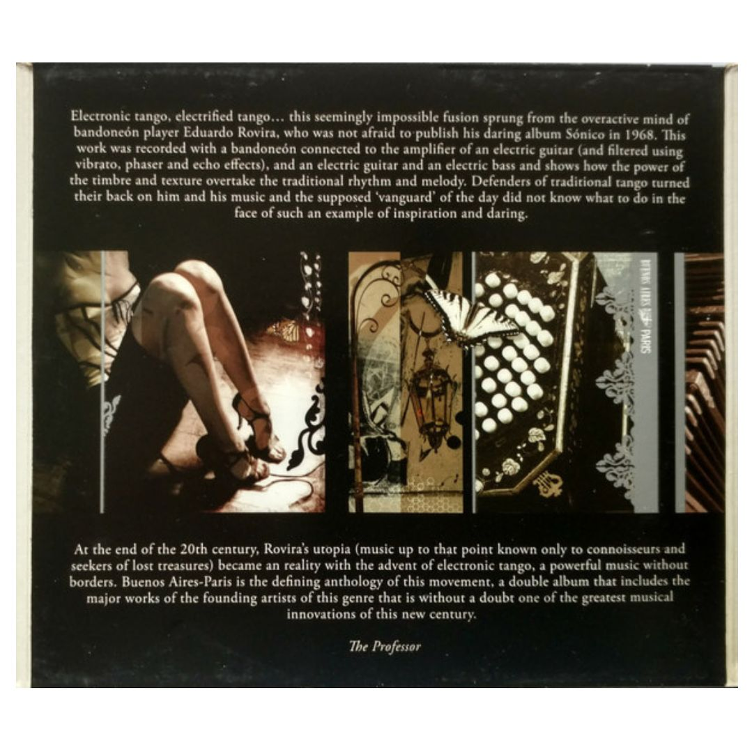 BUENOS AIRES PARIS - VARIOS THE ELECTRONIC TANGO ANTHOLOGY (2CD) / CD USADO 5