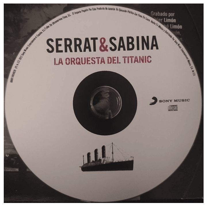 SERRAT & SABINA - LA ORQUESTA DEL TITANIC (DIGIPACK) / CD USADO 3