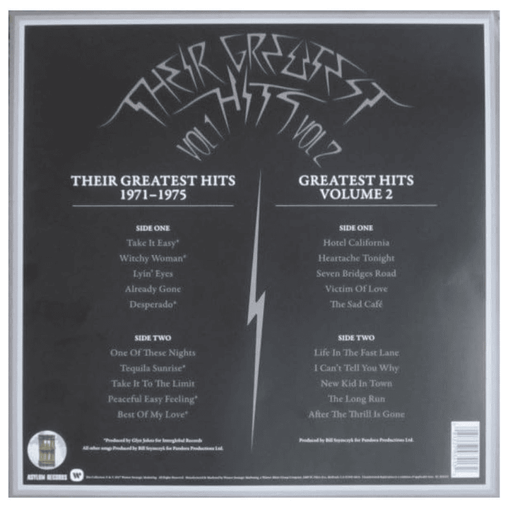 EAGLES - THEIR GREATEST HITS VOL.1 & 2 (2LP) / VINILO 2