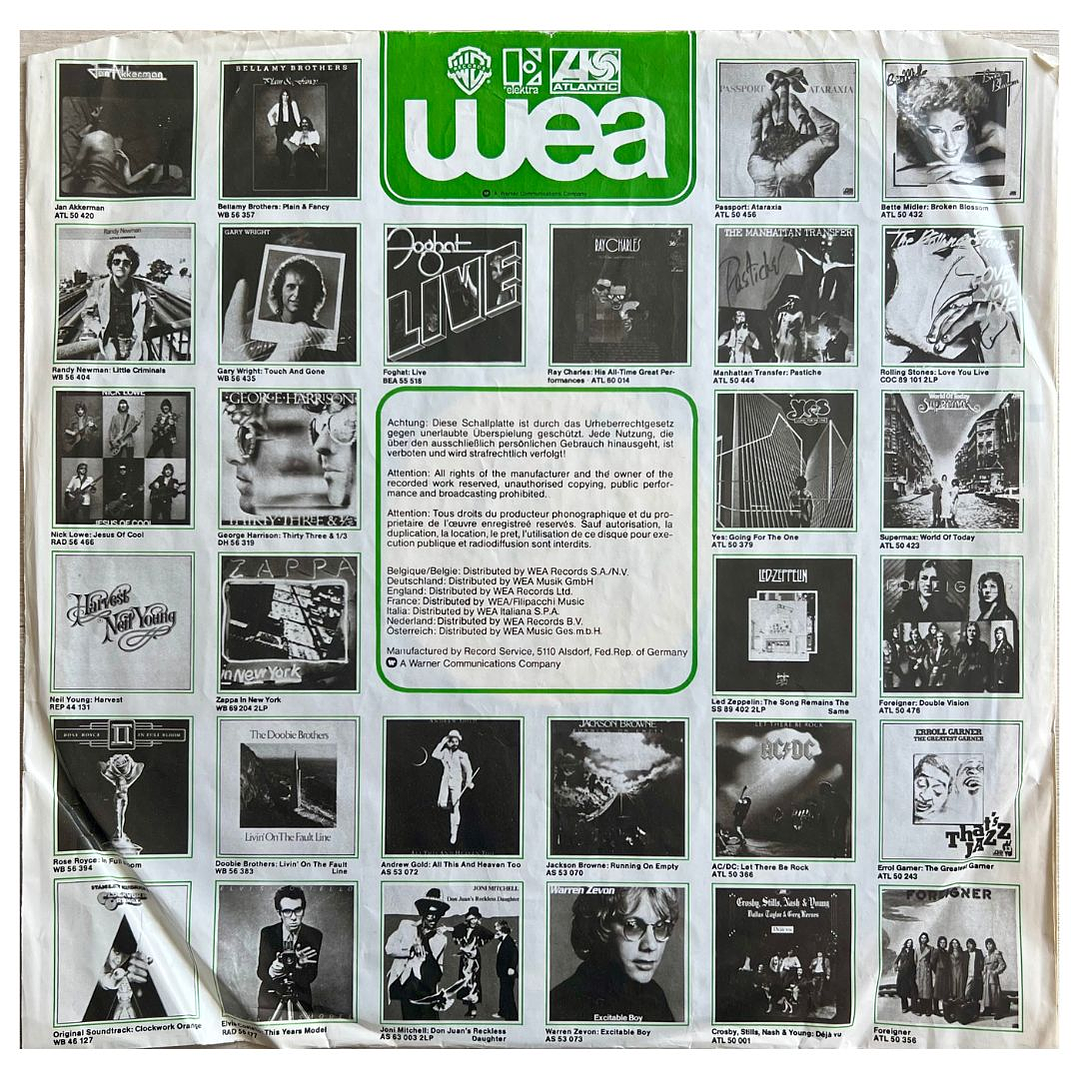 THE J GEILS BAND - FREEZE FRAME / VINILO USADO 4