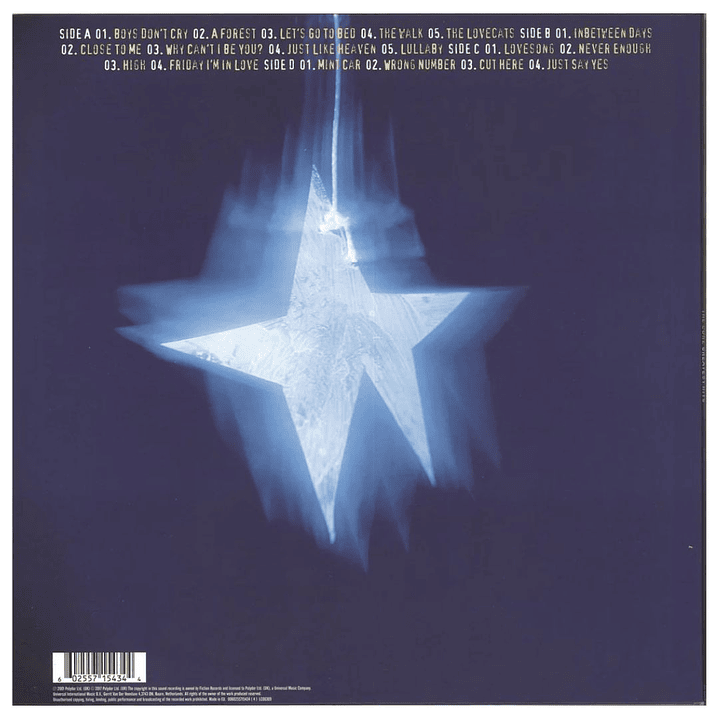 THE CURE - GREATEST HITS (2LP) / VINILO 2