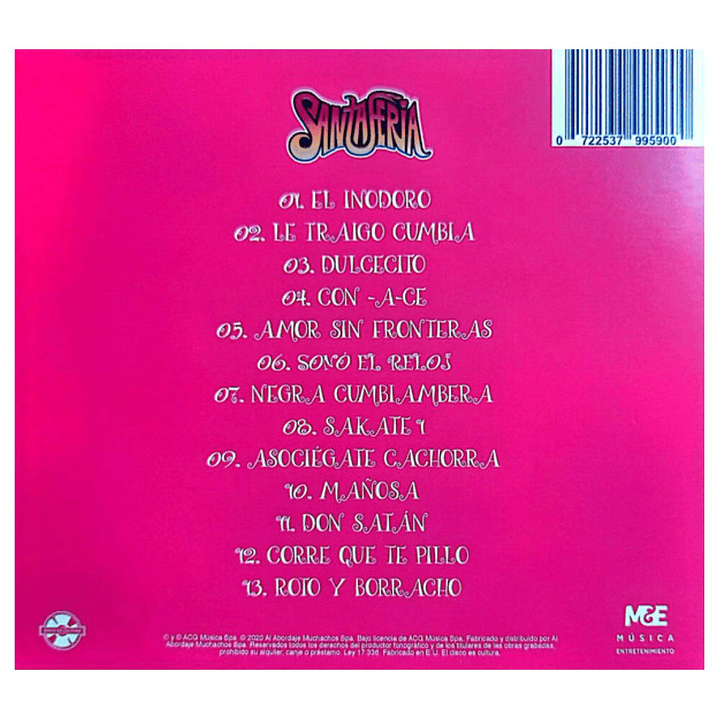 SANTAFERIA - LE TRAIGO CUMBIA / CD 2