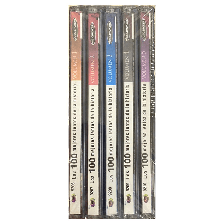 LOS 100 MEJORES LENTOS DE LA HISTORIA - VARIOS (5CD) BOX SET / CD 4