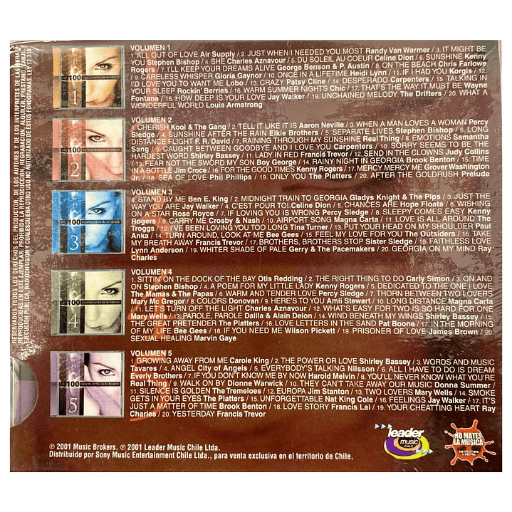 LOS 100 MEJORES LENTOS DE LA HISTORIA - VARIOS (5CD) BOX SET / CD 2