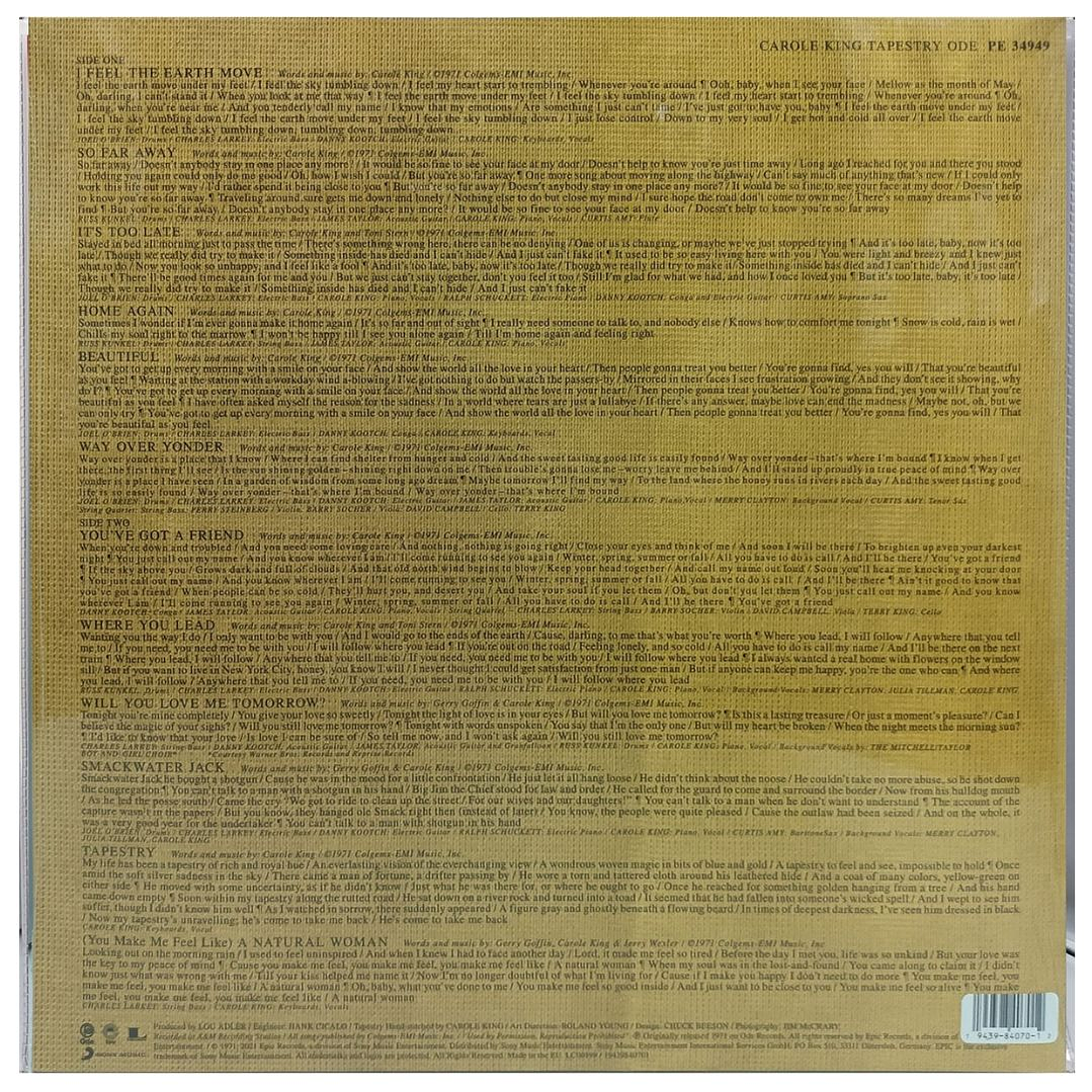 CAROLE KING - TAPESTRY / VINILO 3