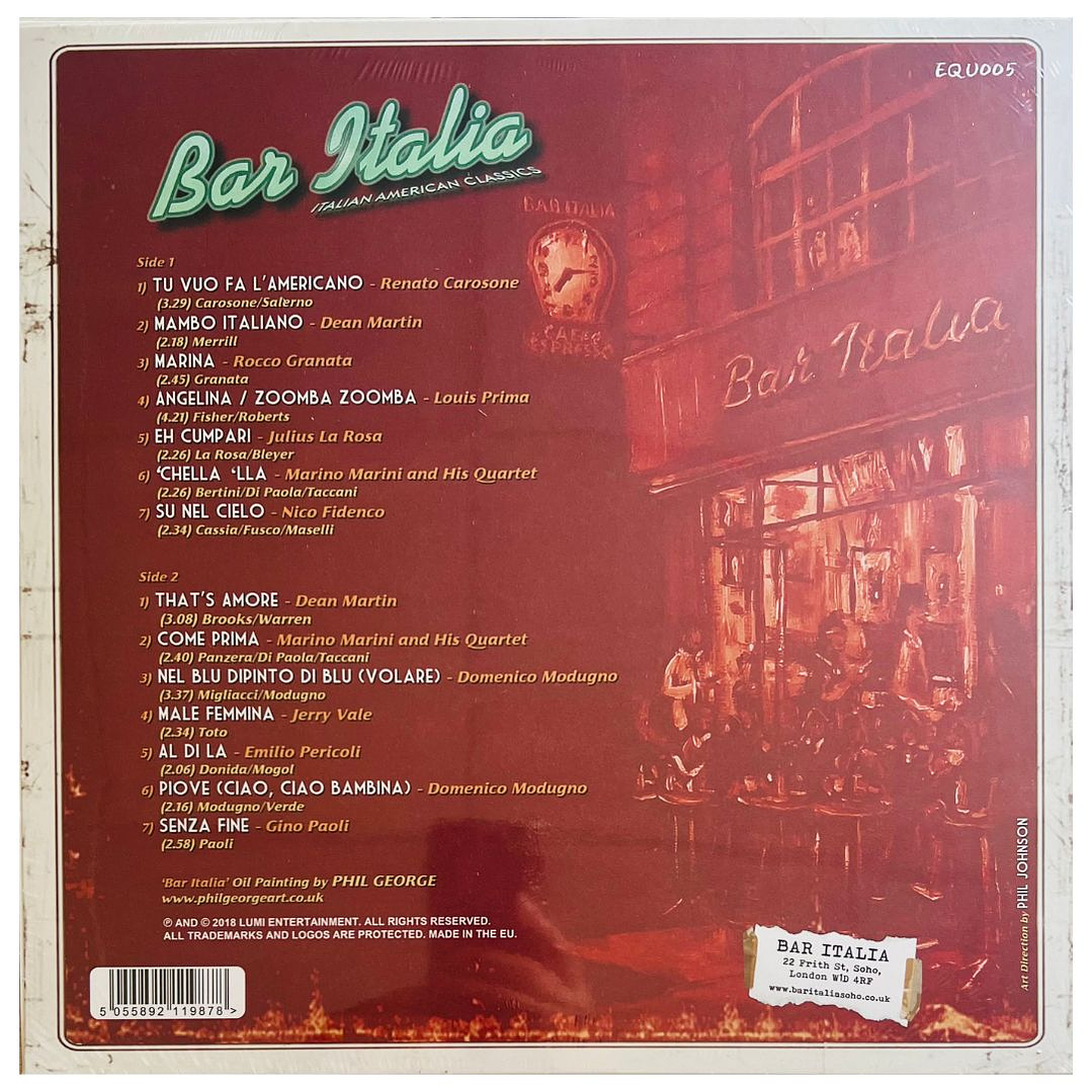 BAR ITALIA - ITALIAN AMERICAN CLASSICS - VARIOS / VINILO 2