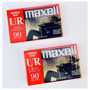 CASSETTE MAXELL UR 90 MINUTES / CASSETTE