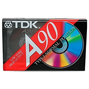 CASSETTE TDK A 90 MINUTES / CASSETTE