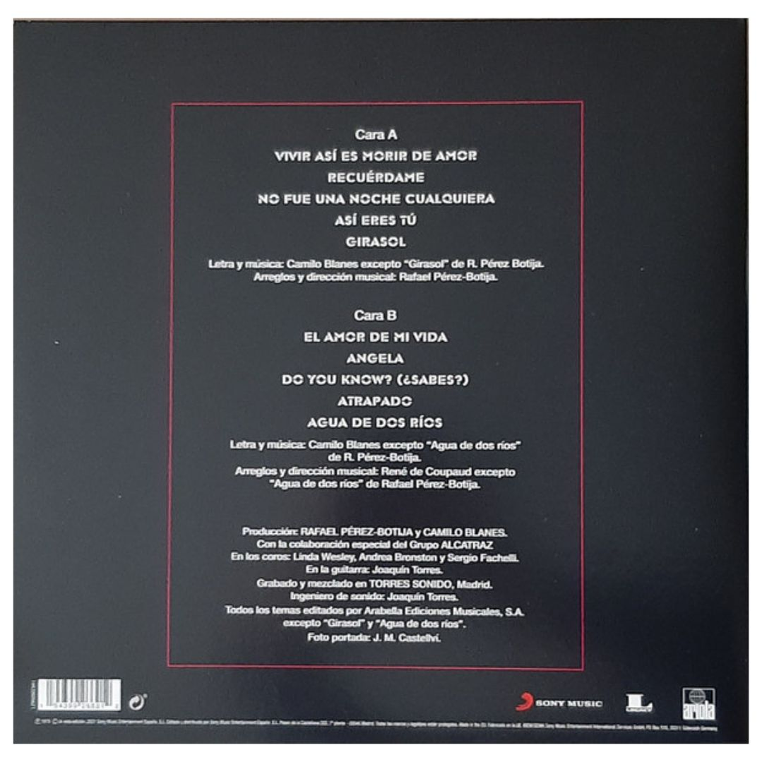 CAMILO SESTO - SENTIMIENTOS (BLUE VINYL) / VINILO 2