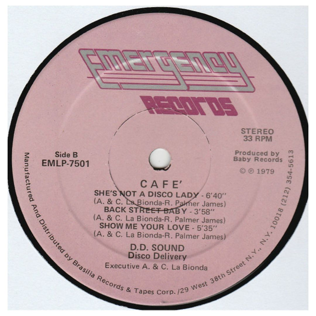 D.D. SOUND - CAFE / VINILO USADO 5