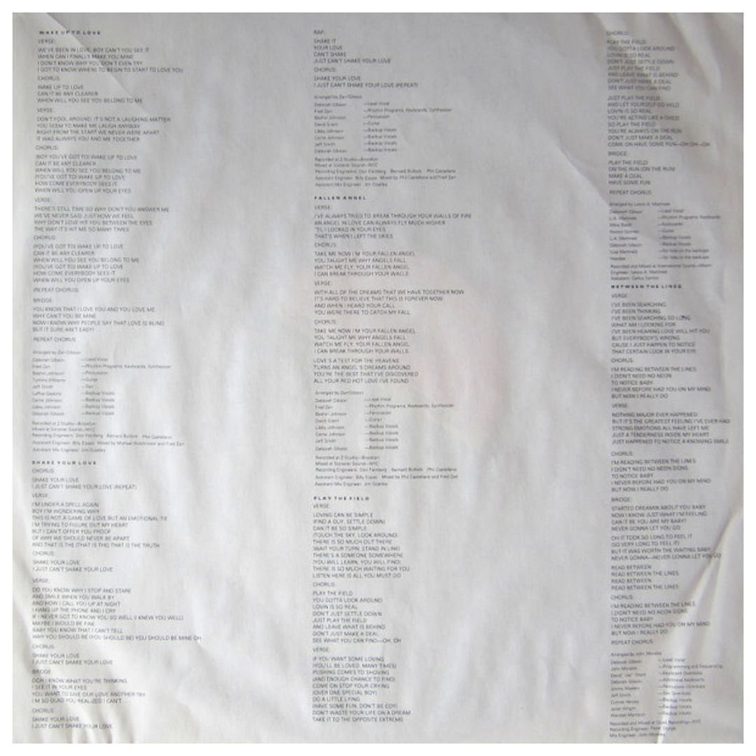 DEBBIE GIBSON - OUT OF THE BLUE / VINILO USADO 5