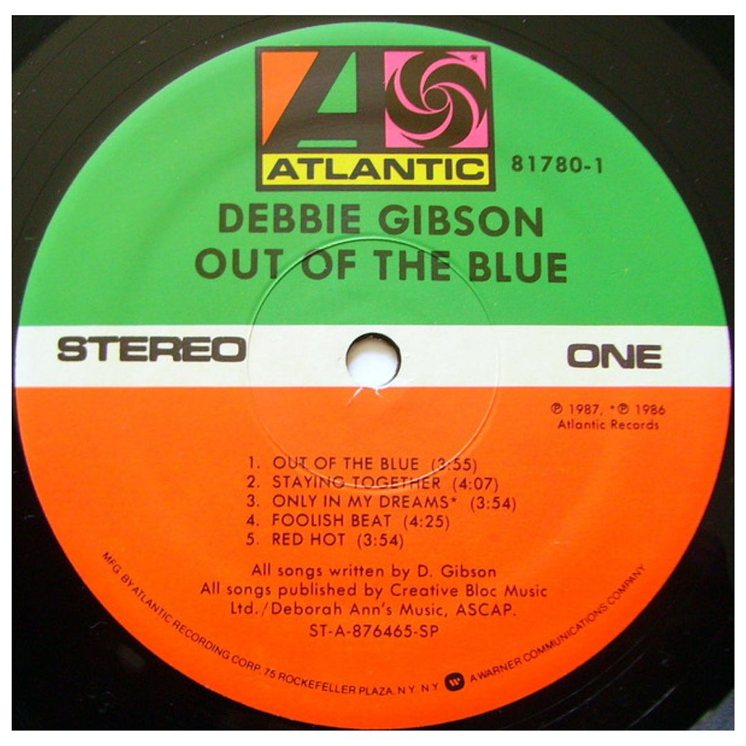 DEBBIE GIBSON - OUT OF THE BLUE / VINILO USADO 3