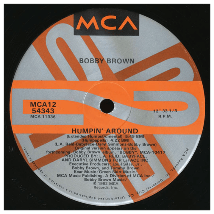BOBBY BROWN - HUMPIN' AROUND / 12