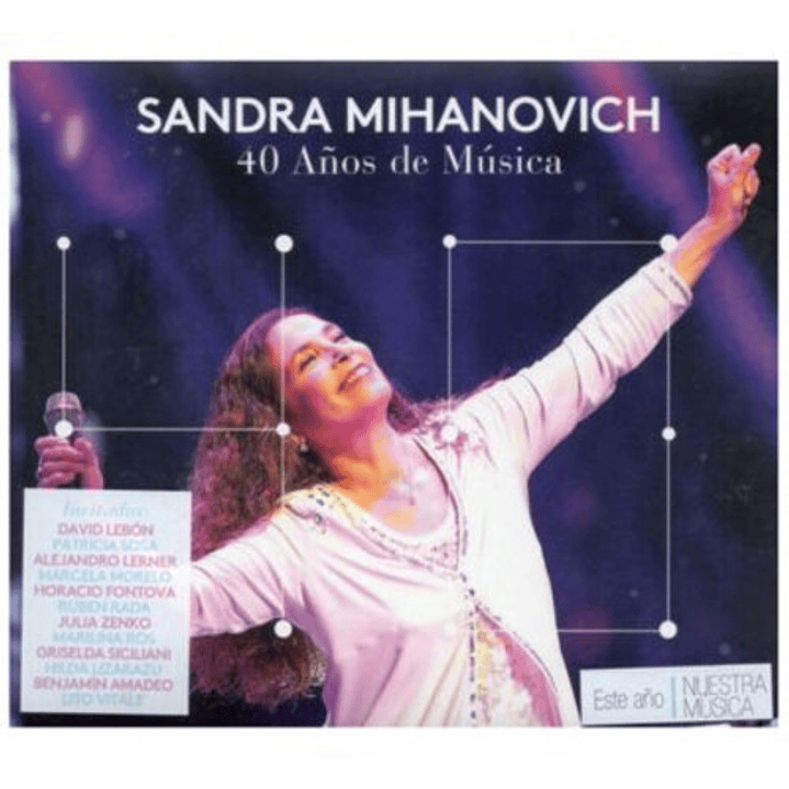 SANDRA MIHANOVICH - 40 AÑOS DE MUSICA (DIGIPACK) (CD+DVD) / CD 1